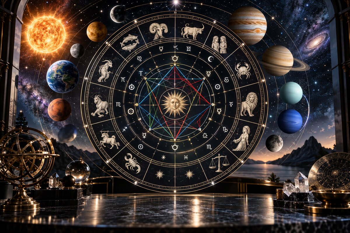 Imagem simbólica de Mapa Astral Completo