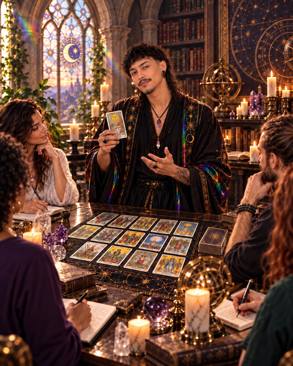 Imagem simbólica de Formação em Tarot